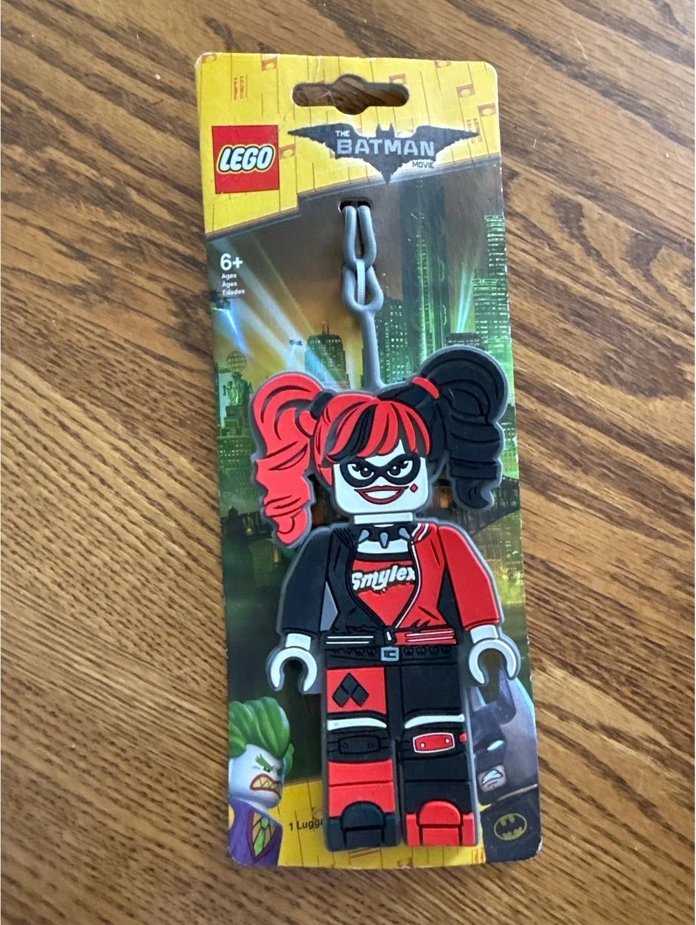 LEGO The Batman Movie Harley Quinn luggage tag